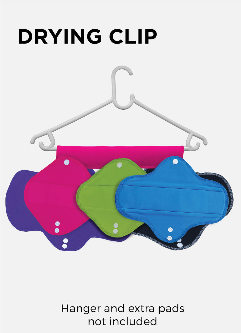 Drying Clip for Reusable Pads